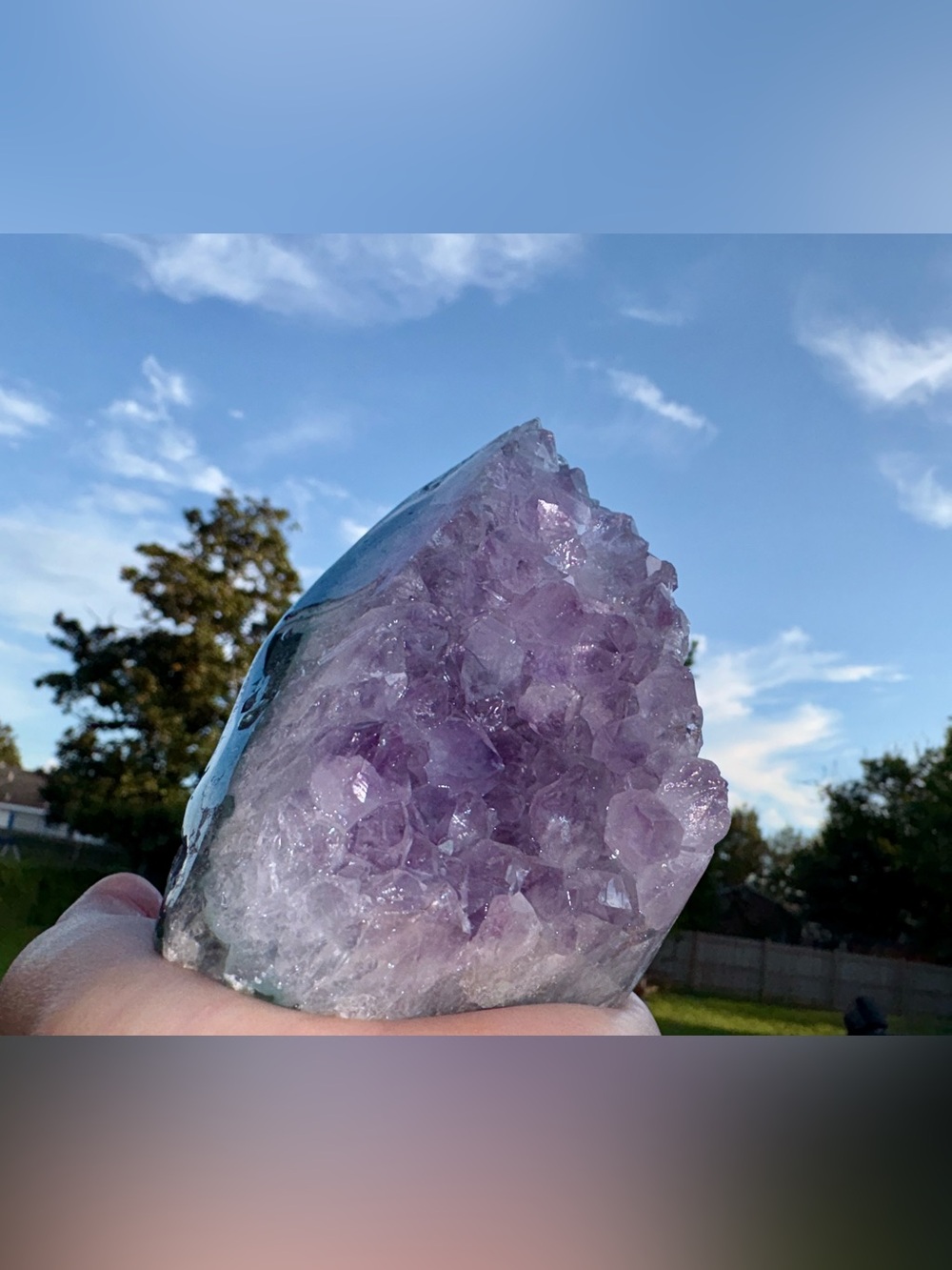 Amethyst Crystal Geode - Purple Cluster